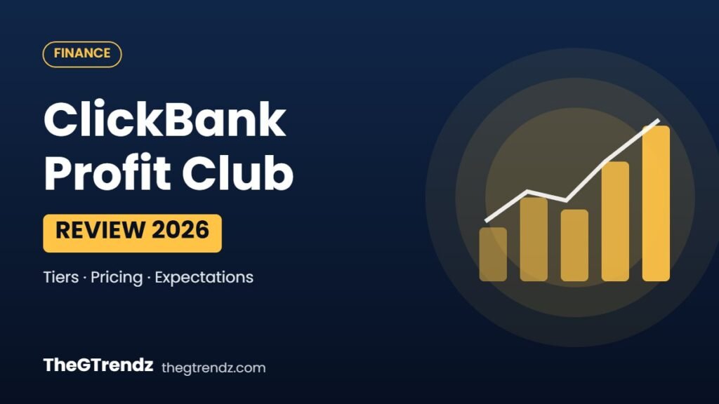 ClickBank Profit Club review 2026 – TheGTrendz
